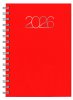 Foto de D08-DIETARIO BASE WIRE'O ITAL26 2026 PREMIUM ROJO-B31 D/P 14�5X20�5 CM ESPIRAL 0D0858B31